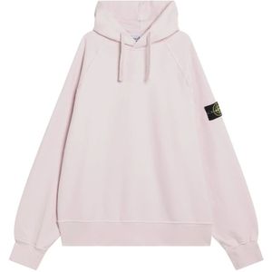 Stone Island, Heren, Sweatshirts & Hoodies, Roze, Maat: M