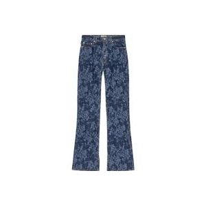Ganni Klassieke Denim Jeans voor Dagelijks Gebruik , Blue , Dames , Maat: W30