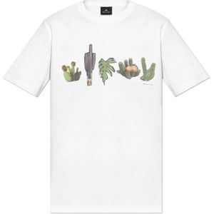 PS By Paul Smith, Heren, Tops, Wit, Maat: S Katoen,