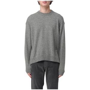 Roberto Collina, Heren, Truien, Grijs, Maat: M Kasjmier,
