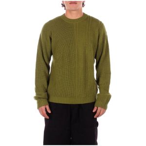 Alpha Studio, Heren, Truien, Groen, Maat: M Wol,