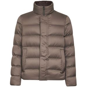 Herno, Heren, Jassen, Bruin, Maat: 3XL Poliester,