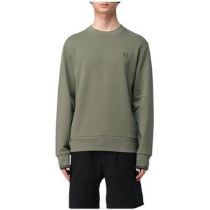 Fred Perry, Heren, Sweatshirts & Hoodies, Groen, Maat: S