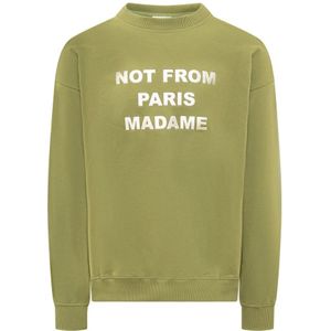 Drole de Monsieur, Heren, Sweatshirts & Hoodies, Groen, Maat: L Katoen,