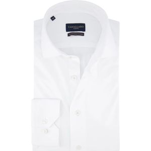 Cavallaro, Heren, Overhemden, Wit, Maat: 3XL