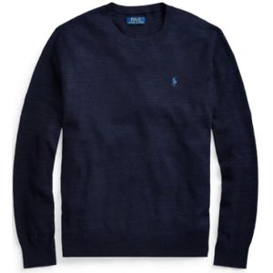 Polo Ralph Lauren, Heren, Sweatshirts & Hoodies, Blauw, Maat: L Katoen,