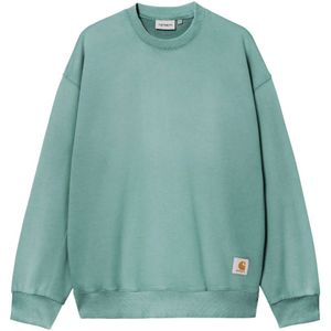 Carhartt Wip, Heren, Sweatshirts & Hoodies, Groen, Maat: L Katoen,