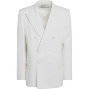 Valentino Garavani, Heren, Jassen, Wit, Maat: M Wol,