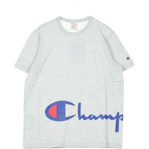 Champion, Heren, Tops, Grijs, Maat: L