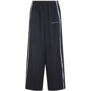 Balenciaga, Heren, Broeken, Zwart, Maat: M Poliester,