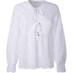 Pepe Jeans, Dames, Blouses & Shirts, Wit, Maat: XS