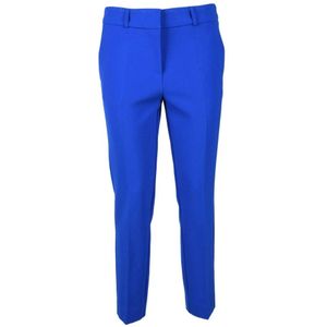 Simona Corsellini, Dames, Broeken, Blauw, Maat: XS Katoen,