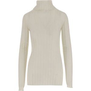Carven, Dames, Truien, Wit, Maat: S Zijde,