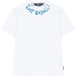 Just Cavalli, Heren, Tops, Wit, Maat: L
