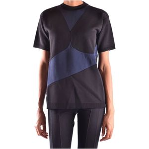 Prada, Dames, Tops, Zwart, Maat: S Katoen,