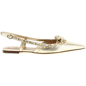 Valentino Garavani, Dames, Schoenen, Geel, Maat: 38 EU Leer,