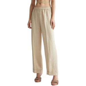 Liu Jo, Dames, Broeken, Beige, Maat: S