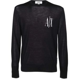 Armani Exchange - 8NZM4R_ZM8AZ - Trui - Grijs - Wol