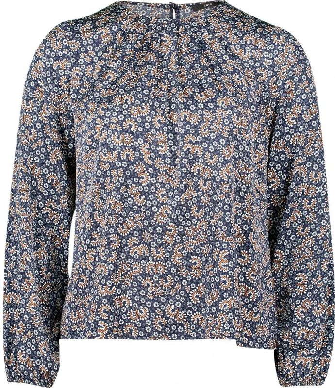 Zero, Dames, Blouses & Shirts, Blauw, Maat: S