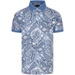 Etro, Heren, Tops, Blauw, Maat: M Katoen,