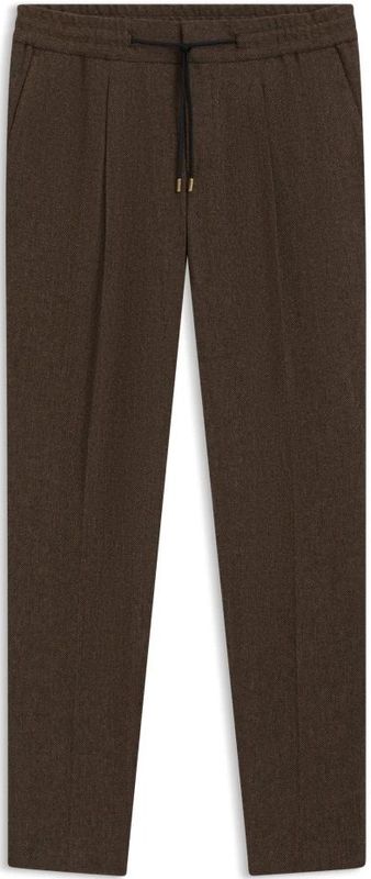 Hugo - Getlin 251F3 - Broek - Bruin - Slim Fit - Wol