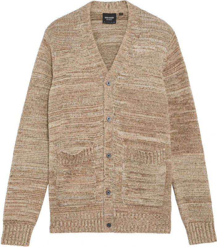 Lyle & Scott, Heren, Truien, Beige, Maat: XS