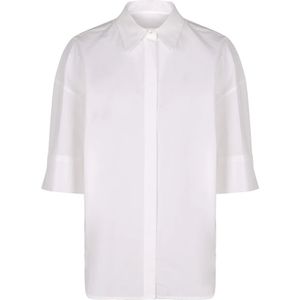 P.a.r.o.s.h. - Katoenen Overhemd - Wit - Dames