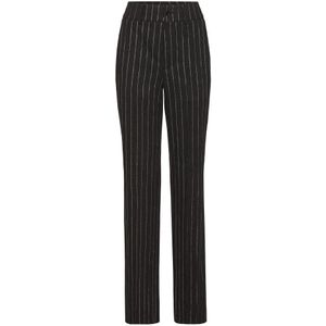 Philipp Plein, Dames, Broeken, Grijs, Maat: S Wol,