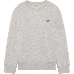 Autry, Heren, Sweatshirts & Hoodies, Grijs, Maat: XL Katoen,