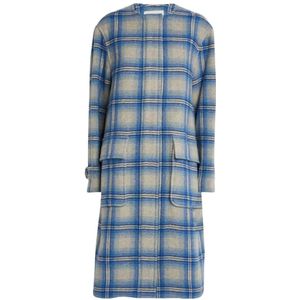 Isabel Marant, Dames, Mantels, Blauw, Maat: XS Wol,