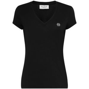 Philipp Plein, Dames, Tops, Zwart, Maat: XS Modal,
