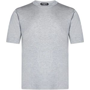 Franzese Collection, Heren, Tops, Grijs, Maat: M Zijde,