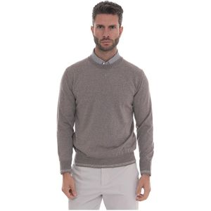 Canali, Heren, Truien, Beige, Maat: M Zijde,