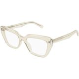 Saint Laurent, Dames, Accessoires, Wit, Maat: 54 MM