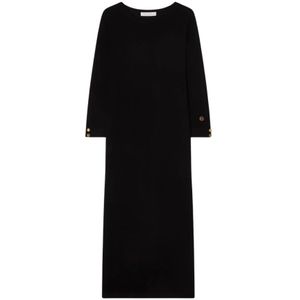 Busnel, Dames, Jurken, Zwart, Maat: XS Wol,