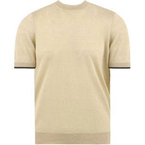 Drumohr, Heren, Tops, Beige, Maat: M Katoen,