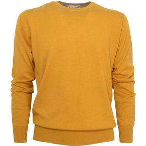 Cashmere Company, Heren, Truien, Geel, Maat: 3XL Jersey,