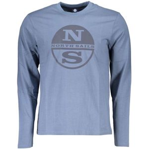 Long Sleeve TShirt NSLSTEE - Blauw - T-shirt - Katoen - Lange Mouwen