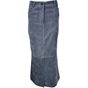 D.Exterior, Dames, Rokken, Grijs, Maat: L Polyamide,