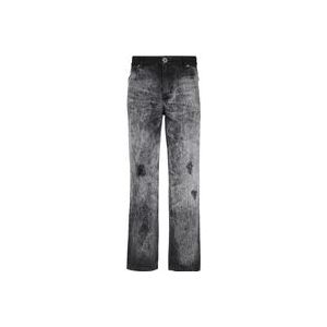 Balmain Stonewash denim jeans , Gray , Heren , Maat: W30