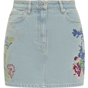 Kenzo, Dames, Rokken, Blauw, Maat: W26 Katoen,