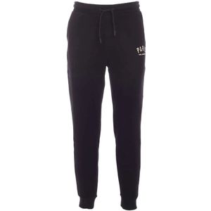 Karl Lagerfeld, Heren, Broeken, Zwart, Maat: M Katoen,