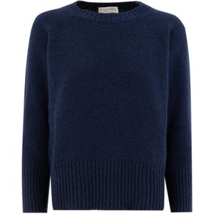 Le Tricot Perugia, Dames, Truien, Blauw, Maat: S Wol,