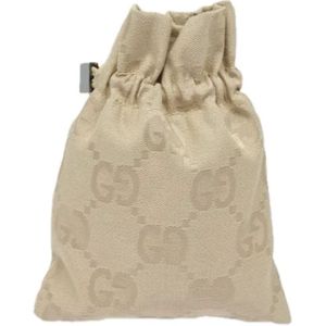 Gucci Vintage, Dames, Pre-owned, Beige, Maat: ONE Size