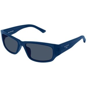 Balenciaga - BB0368SK - Zonnebrillen - Blauw - Acetaat - Kwadraat