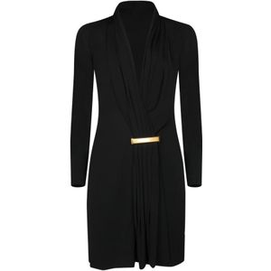 Tom Ford, Dames, Jurken, Zwart, Maat: XS Viscose,