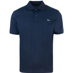 Paul & Shark, Heren, Tops, Blauw, Maat: 2XL Katoen,