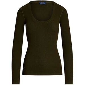Polo Ralph Lauren, Dames, Tops, Groen, Maat: M
