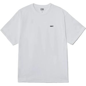 Obey, Heren, Tops, Wit, Maat: S Katoen,