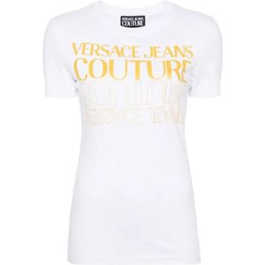 Versace Jeans Couture - Chic Logo - T-shirt - Wit - Katoen